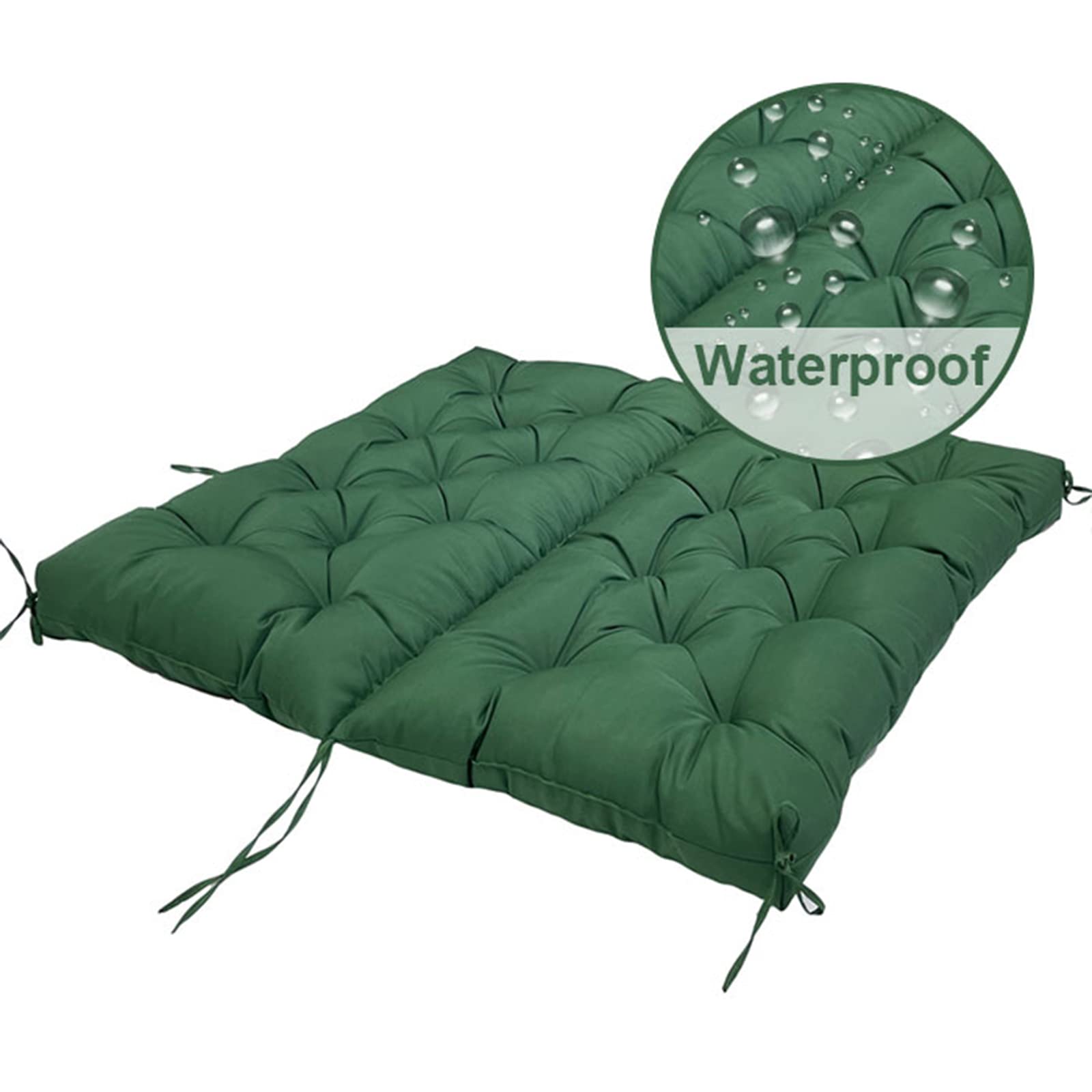 MIFXIN Cuscino da giardino con schienale alto, impermeabile