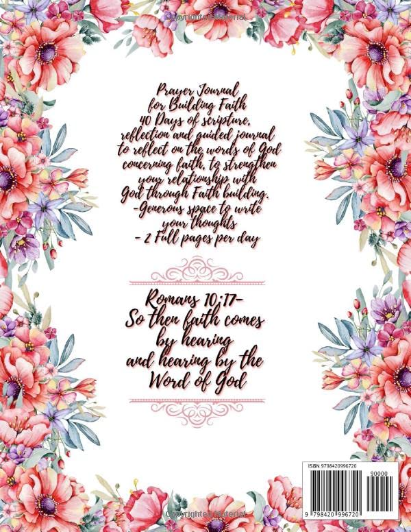 40 DAYS Scripture and Reflection Prayer Journal For Building Faith By Audeline Eugene - Image 2