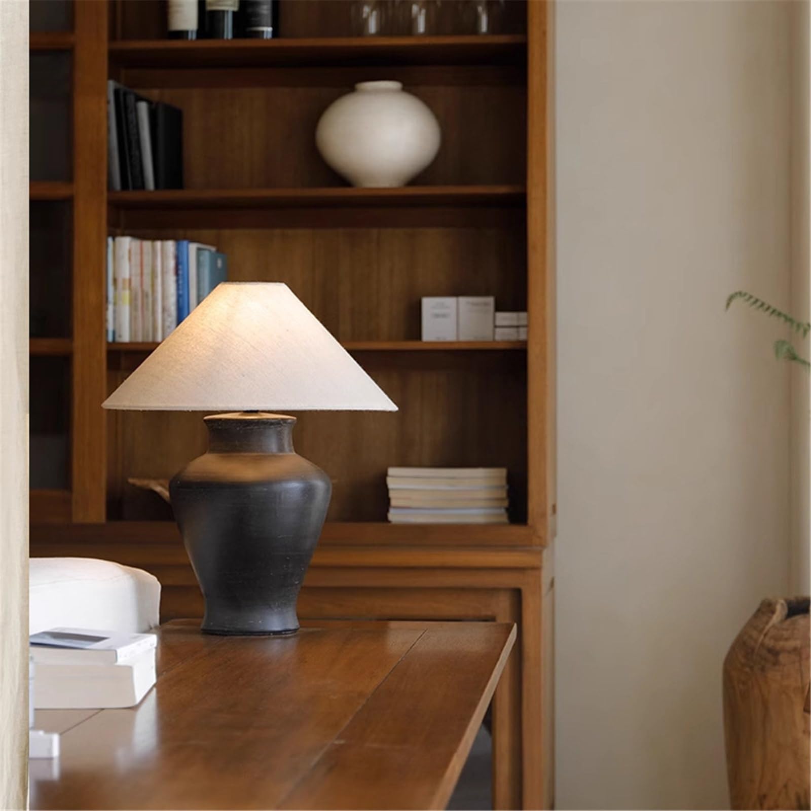 Lampa stołowa Lampa stołowa ceramiczna w stylu retro, sypialnia, lampka nocna, ozdoby do salonu