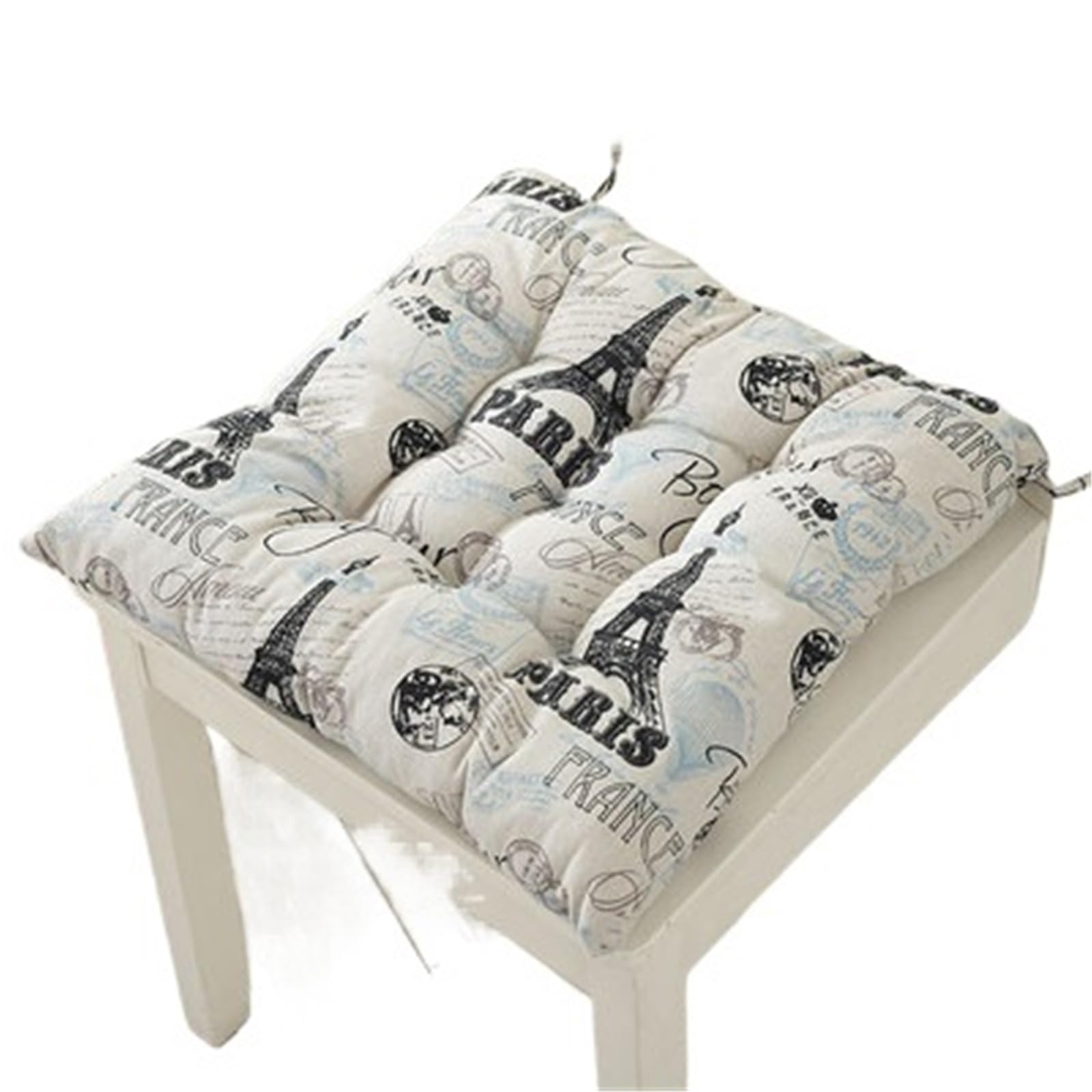 GIJMZY Chair Thickened Seat Cushion Stool Butt Office Four Seasons Hip Pad Breathable Soft Linen(Color03,50x50cm)