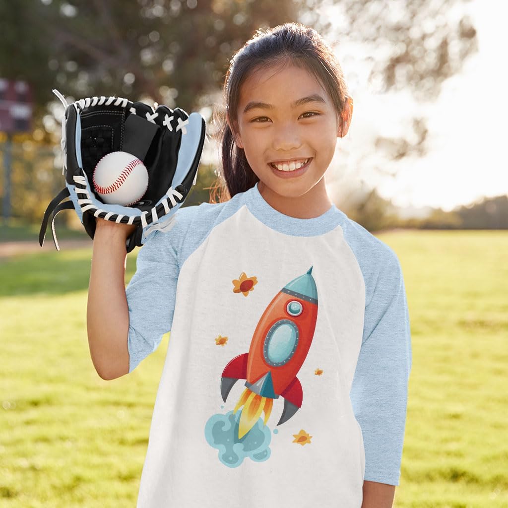 Spaceship Kids' Baseball T-Shirt - Rocket Gifts - Kids Items