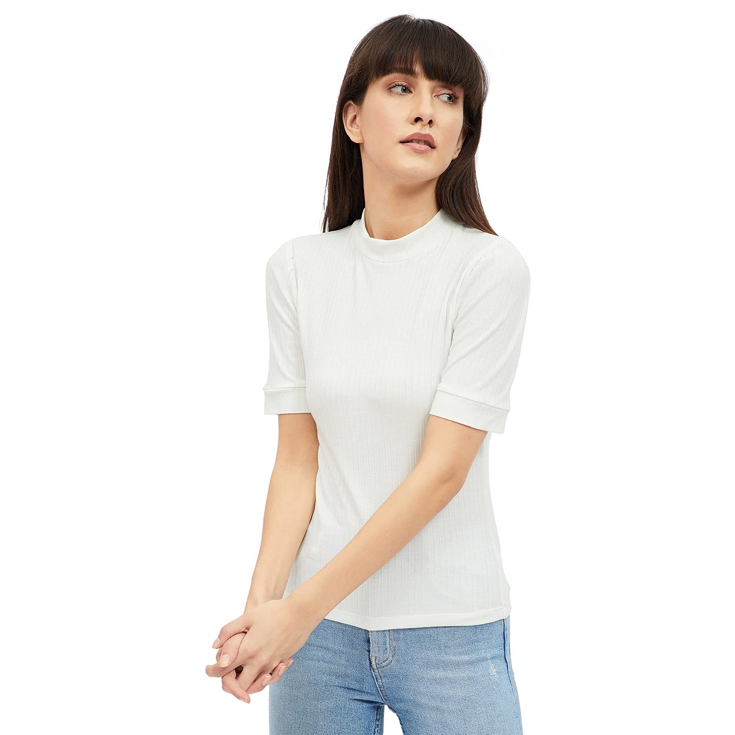 Women's Solid Regular Fit Blouse-image-34