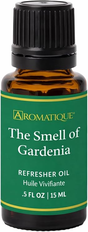 Aromatique Refresher Fragrance Oil 0.5 oz Decorative Fragrance & Potpourri Scent Rejuvenator (Smell of Gardenia)