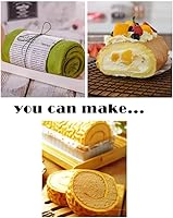 Vista 5 de CANDeal Bandeja de silicona para hornear con forro reutilizable para hornear, hoja de galletas de silicona antiadherente, bandeja rectangular