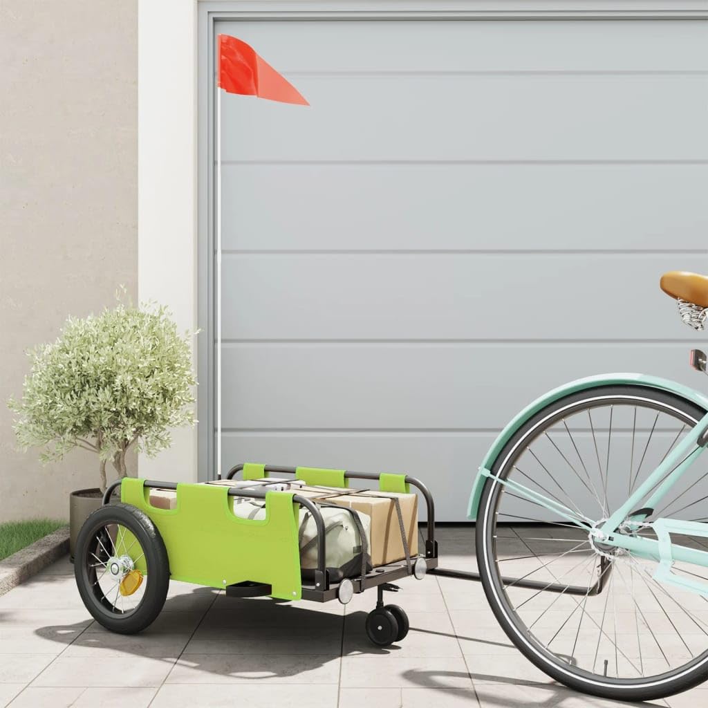Remolque de transporte para bicicleta de tela Oxford y hierro para bicicleta