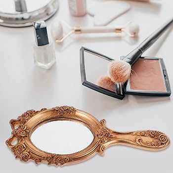 手鏡(ローズ)【ヴィンテージ】新品/未使用品 Amazon.com: Lurrose Vintage Hand Mirror: Handheld Mirror