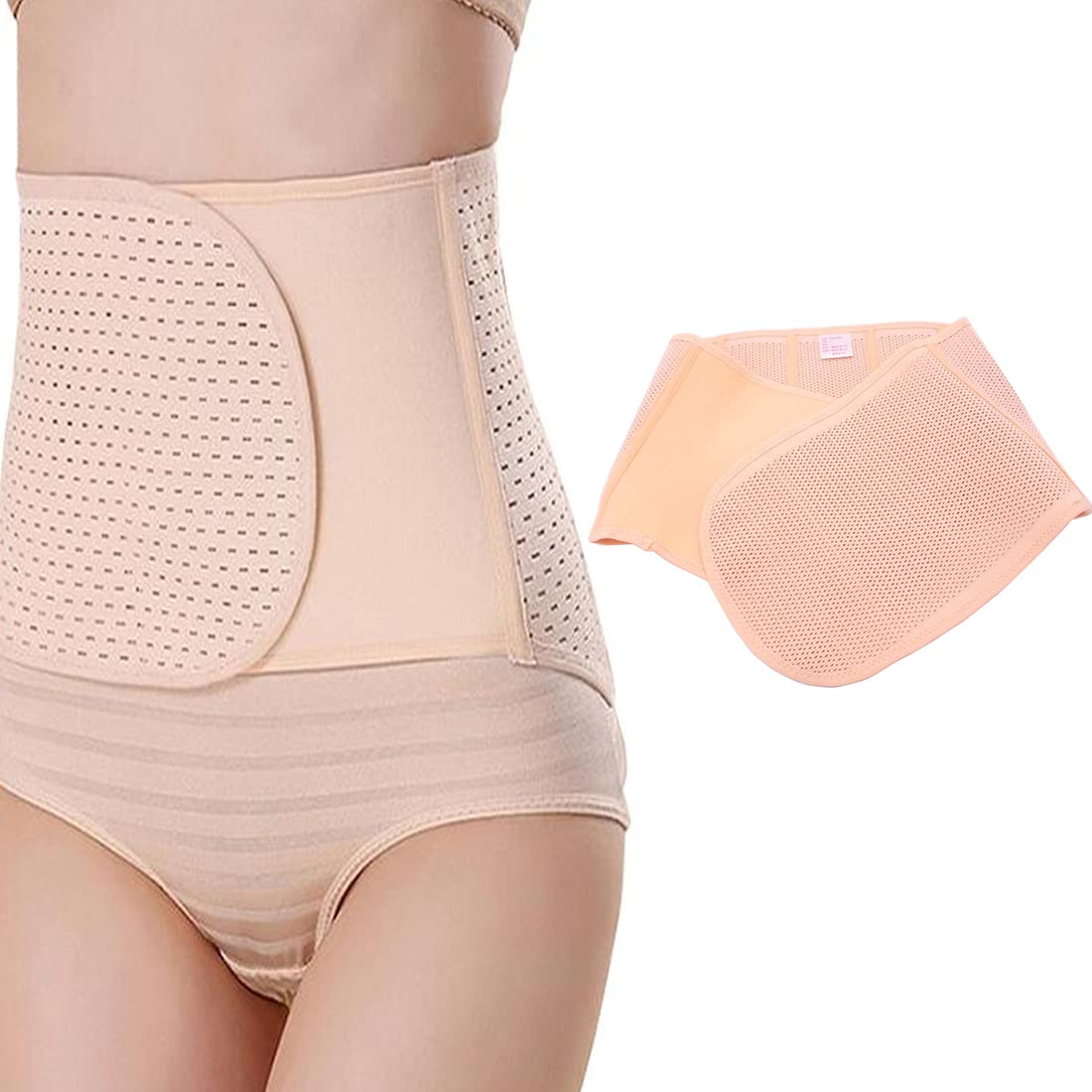 Fascia Ombelico Post Partum - Cintura Addominale Regolabile Per Recupero Pancia (Taglia L) - Foto 12