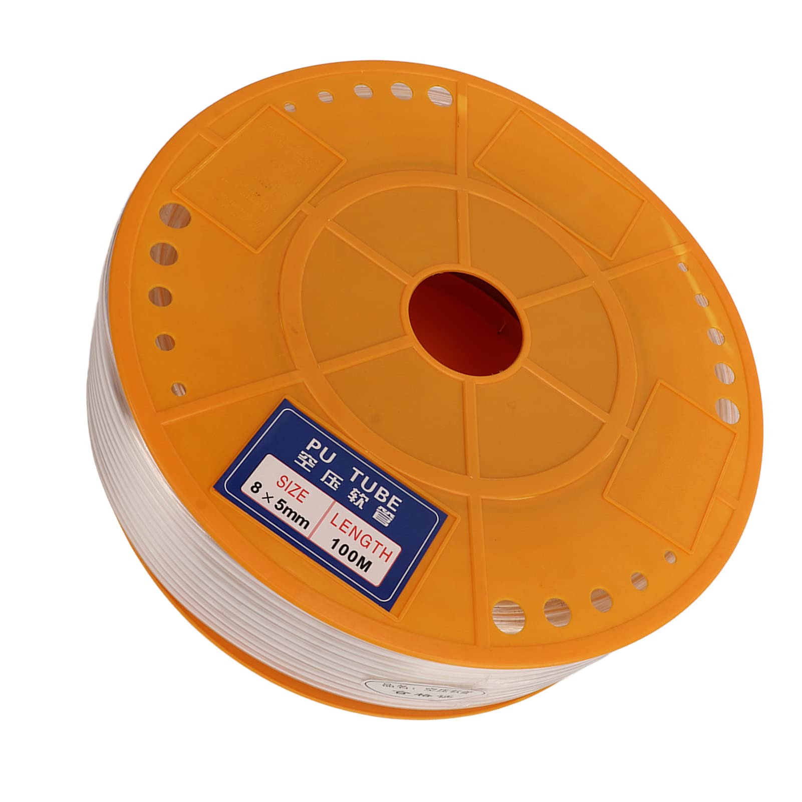 Fafeicy Tubo Aria, Tubo PU Trasparente per Compressore 8mm OD 5mm ID