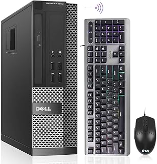 Dell OptiPlex 7020 Desktop Computer, 32GB Ram New 1TB SSD, Intel Quad Core i7 4790 up to 4.0GHz, AC8260 Built-in WiFi 5, Dual Monitor Supported, DVD-RW HDMI Windows 10 Pro (Renewed)