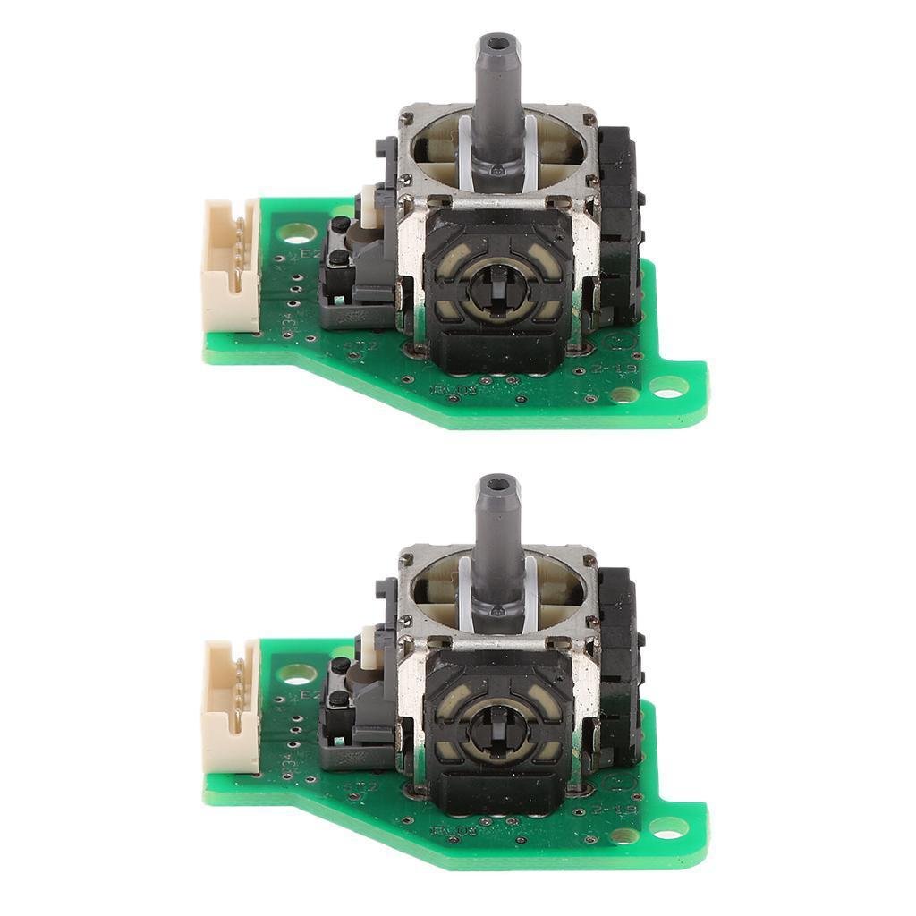 Left+Right Set 3D Analog Sensor Module PCB with Screwdrivers Tool Thumb Sticks for Nintendo for Wii U Gamepad Controller