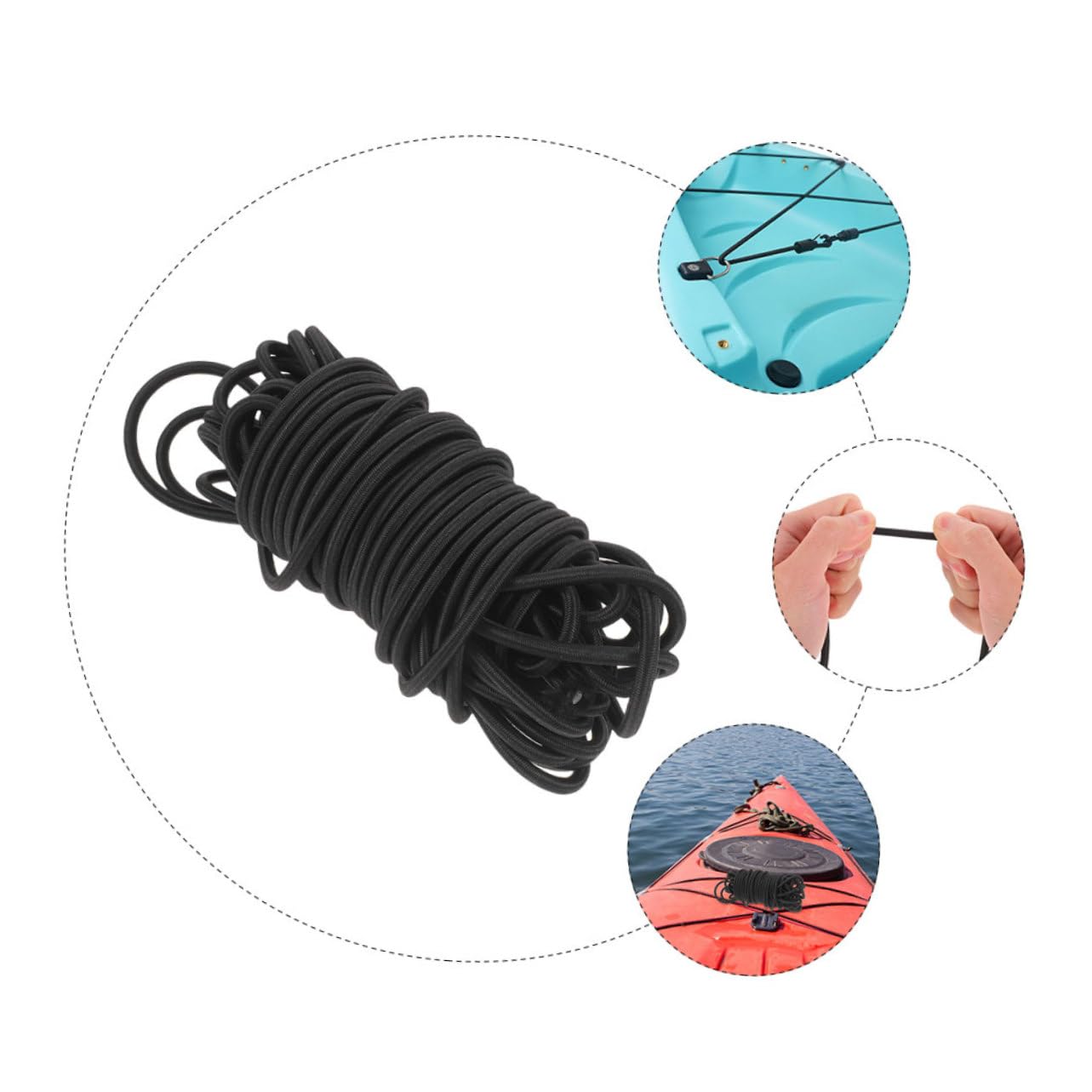 POPETPOP 1Rouleau Élastique Rond pour Lacets de Chaussures de Polyvalent pour Toutes Chaussures de Sport et Décontractées