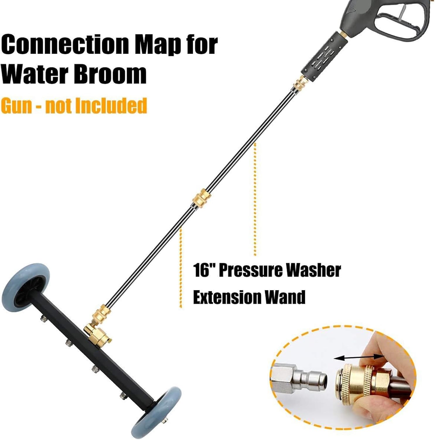 アンダーカレッジ洗浄機 - 40cm 車両用洗浄機,高圧スプレーヤー 車 ドライブウェイ ワークショップ 屋外 ガレージ トラック洗