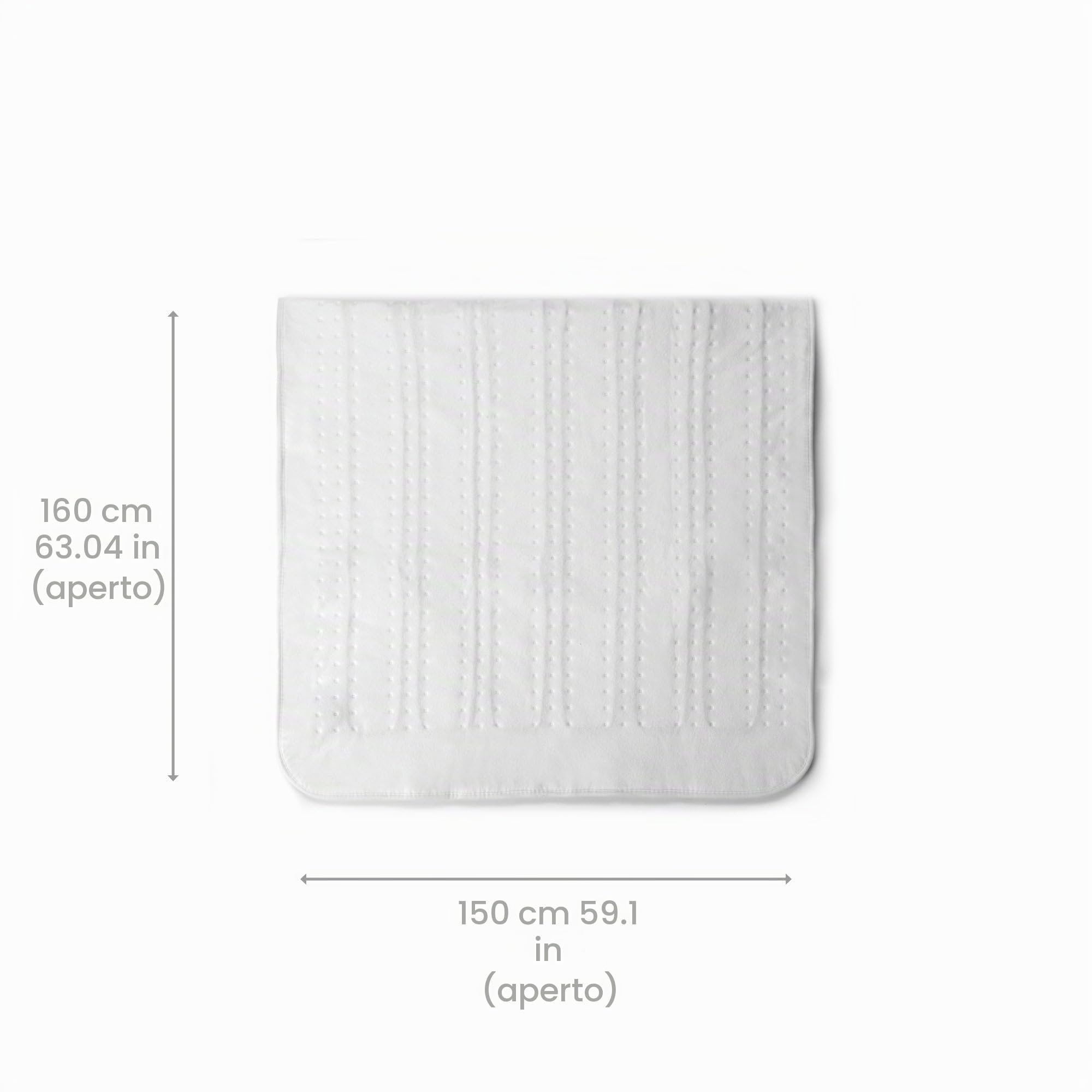 medisana HU 676 XXL Sottocoperta elettrica King Size con 2 elementi di comando, 150 x 160 cm, spegnimento automatico, con protezione da surriscaldamento, 4 impostazioni di temperatura, lavabile | 2 bedieningselementen, automatische uitschakeling, oververh