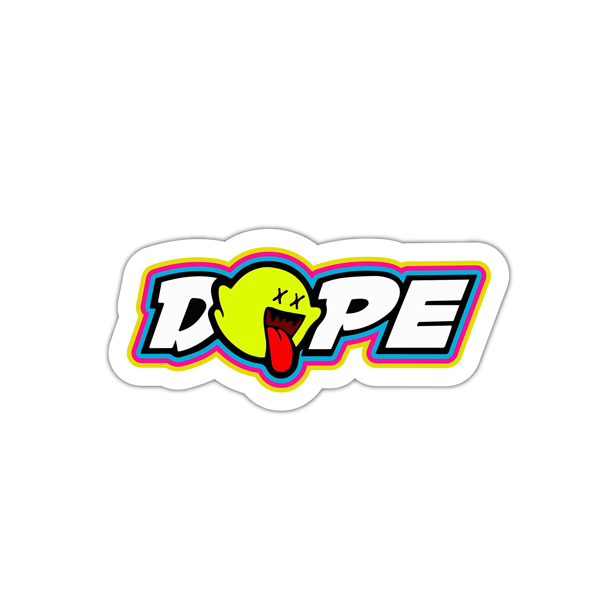 woopme ®Dope Vinyl Decal Printed Sticker for Laptop Bottles Cars Bikes (Multicolored) (B09LYWL53N) Amazon Price History, Amazon Price Tracker