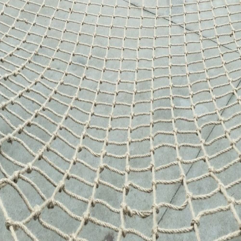 Hemp rope protection net Climbing Nets Outdoor Balcony Fall Prevention Nets Lattice Nets Climbing Plants Hemp Rope Nets Bar Decorations & Accessories Wall/Patio Rope Net Ceilings Stair Protection Net(