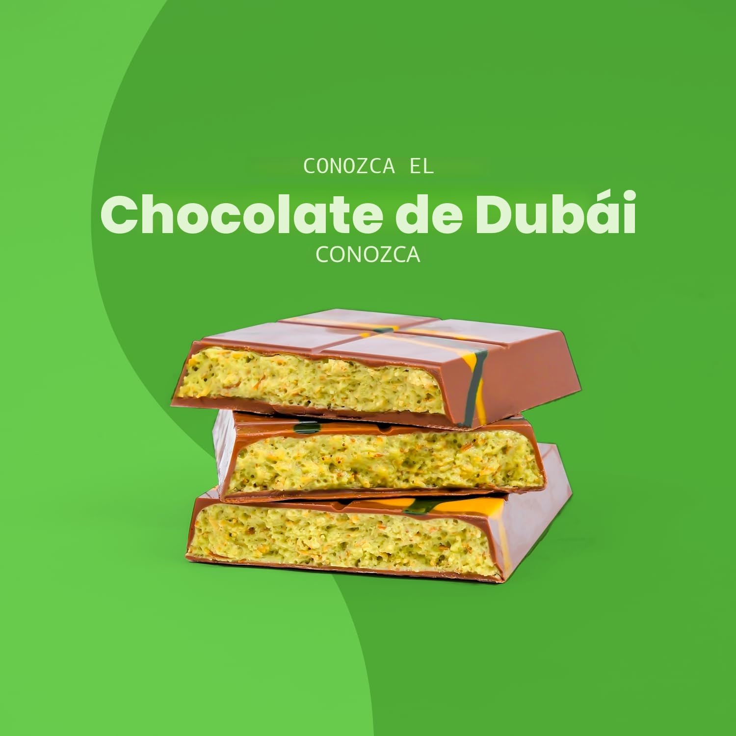 Dubai Chocolate pistacho 3 x 200 g – Chocolate Dubai con pistachos y kadayif, chocolate Dubai, chocolate Dubai, dulces, chocolate dubai, fuente de chocolate dulces originales
