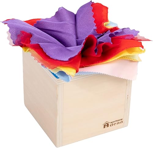 Miniatura 9 de Adena Montessori Kit de juego 6 en 1, 3 cajas de anidación y apilamiento, juego de caída de permanencia de objetos, caja de monedas, cosecha de