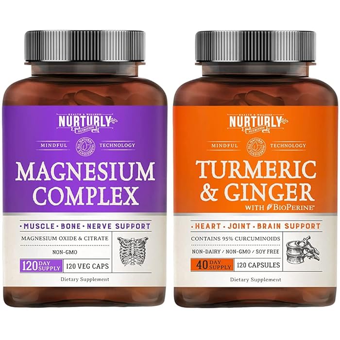 Buy Magnesium Complex and Turmeric Curcumin with BioPerine&Ginger