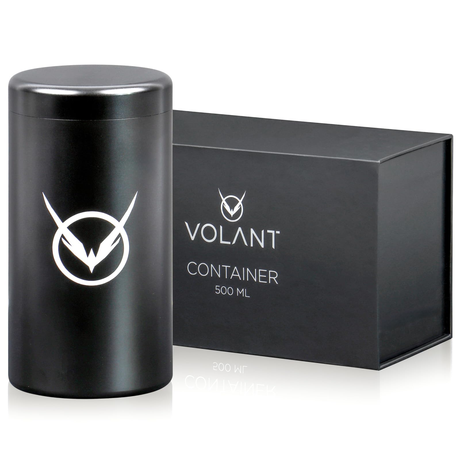 Air Tight Storage Container Jar (1 Oz) 500ML Jars for Herbs, Teas, Coffee, & More, Water Proof Sealed, Thick Solid High Grade Aluminum, UV protection Herb Storage