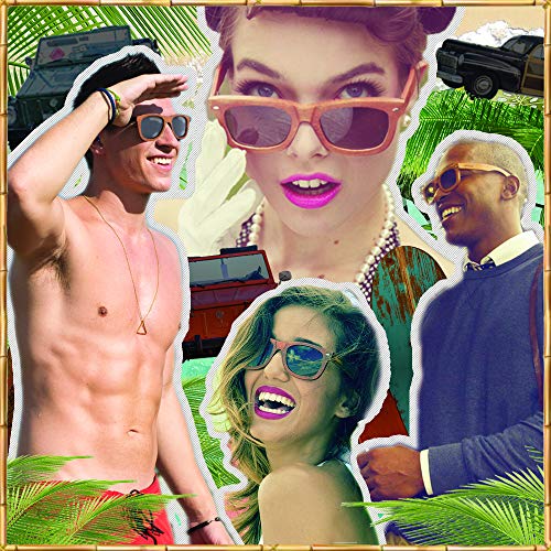 Woodies Polarized All-Wood Zebra Wood Sunglasses for Men and Women | Dark Lenses and Real Wooden Frame | 100% UVA/UVB Ray Protection4