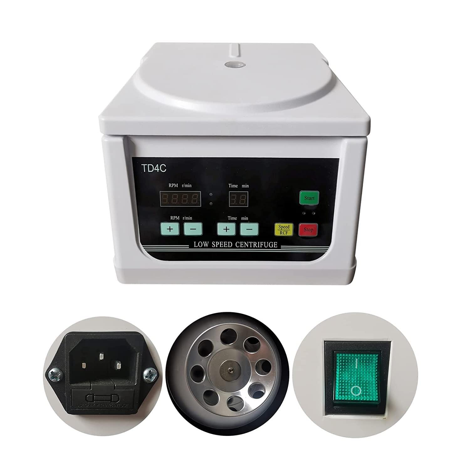 Wirówka stacjonarna, wirówka dużej pojemności, wirówki laboratoryjne, z cyfrowym wyświetlaczem LCD, do badań naukowych, uniwersytety,Mainengine+-4 * 50mL