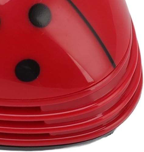 Miniatura 8 de Mini aspiradora de escritorio de dibujos animados mariquita barredora de papel de vacío portátil forma de mariquita para lindas aspiradoras de mano