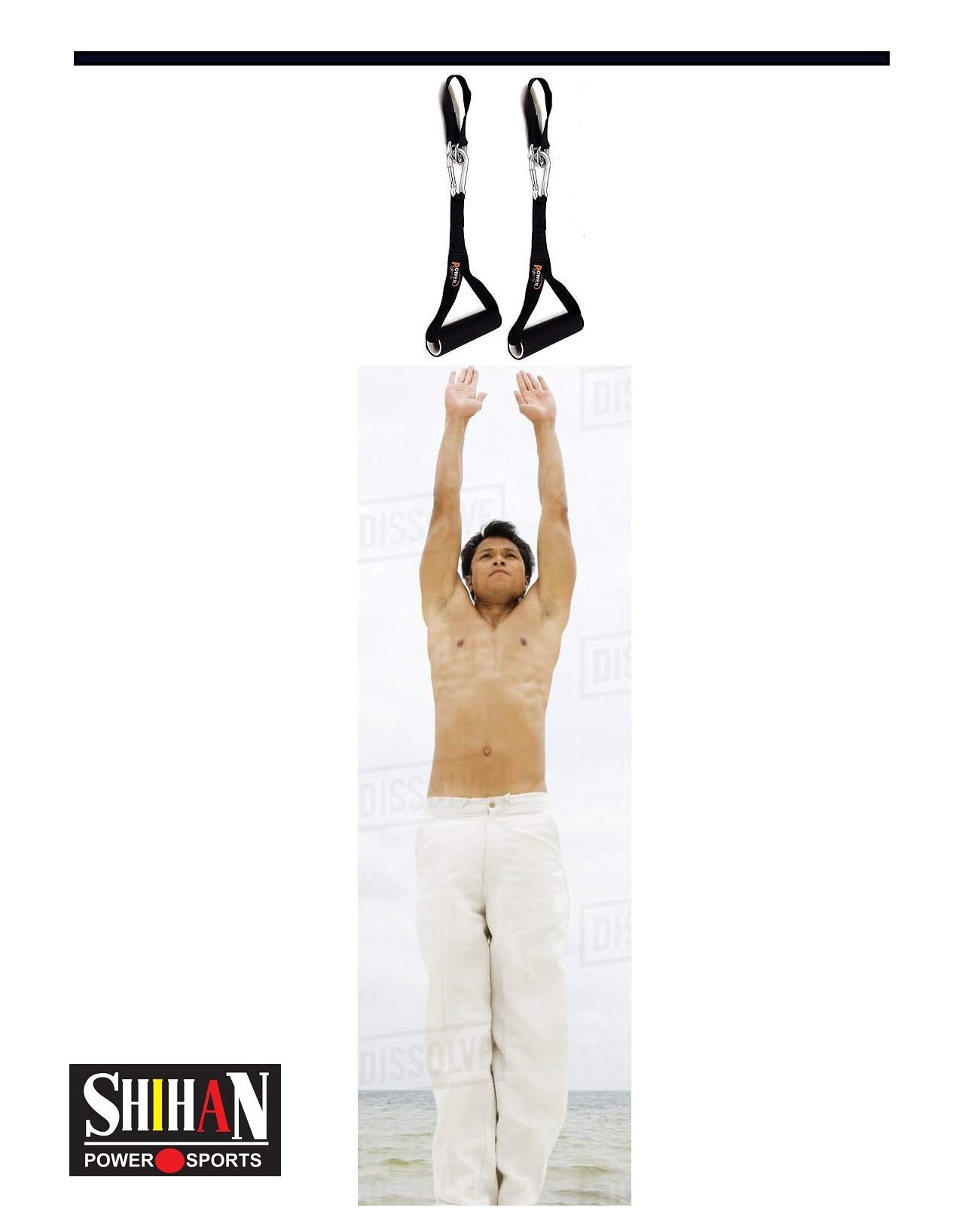 Gymnastics 'Demon' PullUP Handles PullUps Hanging Gym Straps/Handles