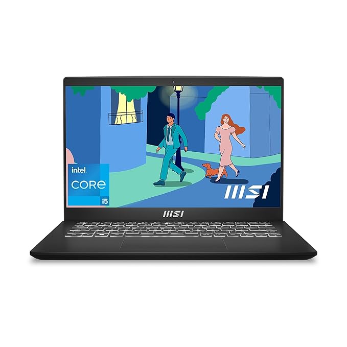 MSI Modern 15, Intel 11th Gen. i5-1155G7, 40CM FHD 60Hz Laptop (8GB/512GB NVMe SSD/Windows 11 Home/Intel UHD Graphics/Classic Black/1.7Kg), B11M-062IN at Rs. 36990