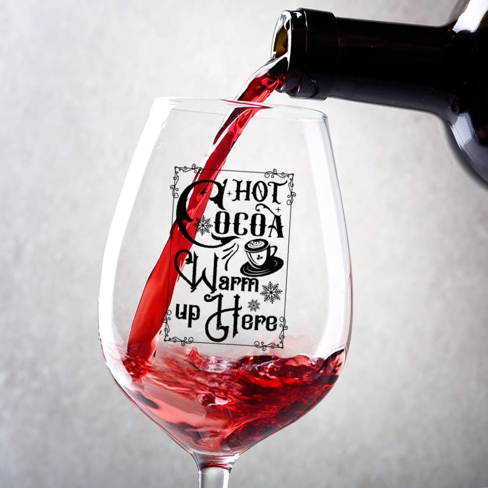 Verres à vin (Lot de 2) - Le cadeau idéal de 500 ml pour les mariages et fêtes