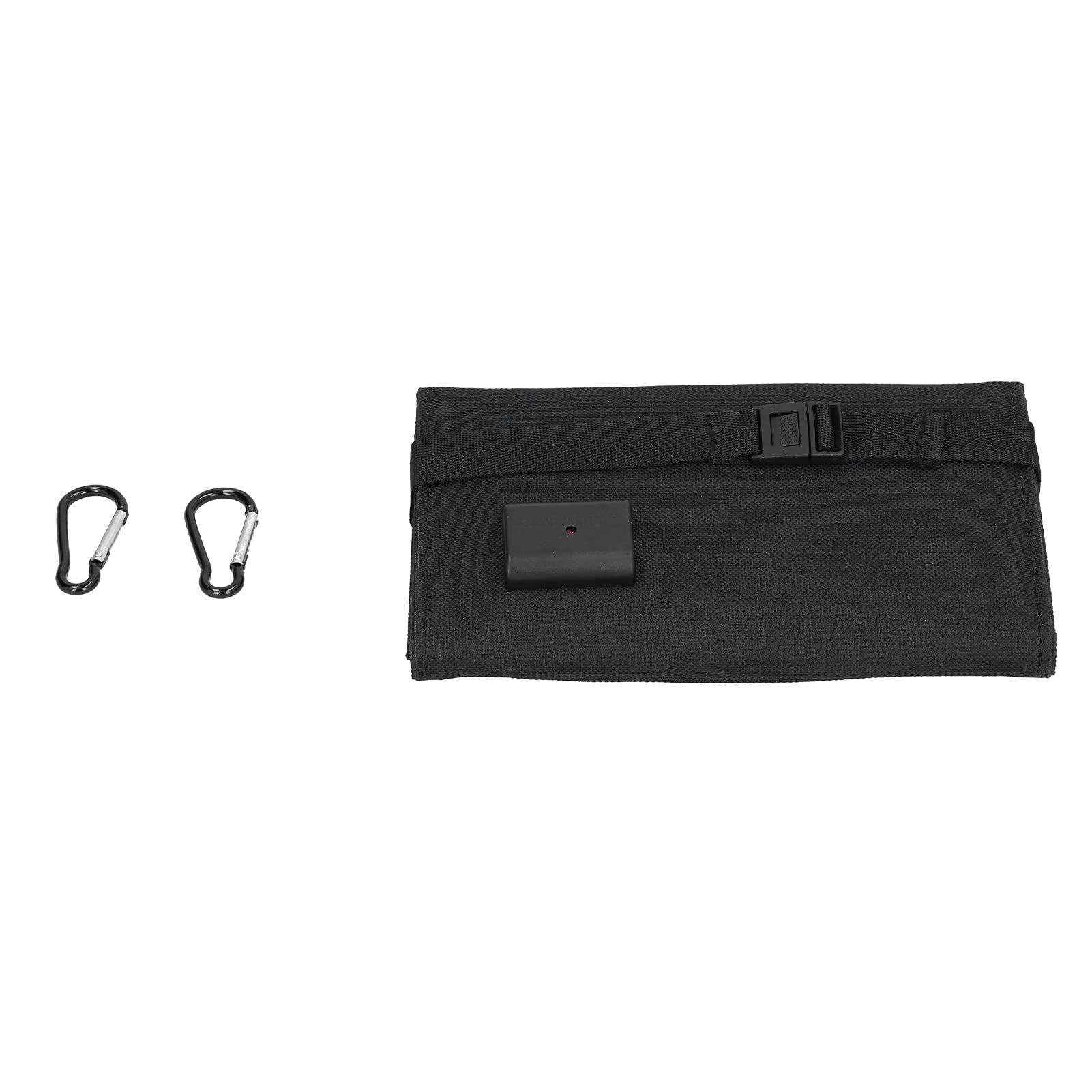 Pannello solare USB da 20 W Collapsible Policristallino Caricatore Celle Solari Portatile Dispositivo Esterno Caricatore Pieghevole (Nero)