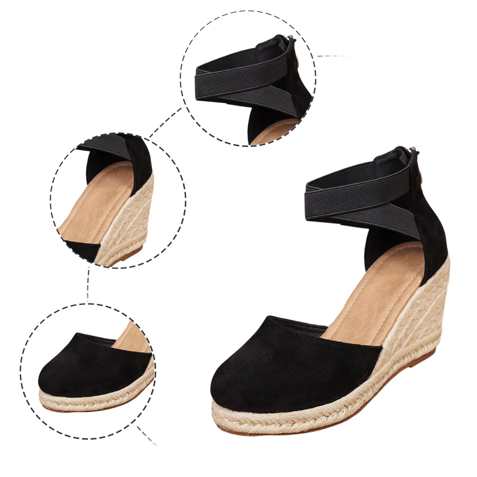 Zapatos de baile de plataforma para mujer, zapatos de novia gruesos con tiras y tacones altos tradicionales, elegantes y cómodos zapatos de fiesta con tacón para octubre
