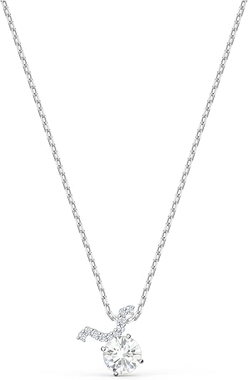 Swarovski All Zodiac Symbols Pendant Necklace Jewelry Collection, Clear Crystals
