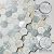 MOFIT Hexagon Peel and Stick Backsplash Tiles Kitchen,Self-Adhesive Metal and Marble Honeycomb Peel and Stick Wall Tiles Sticker Mosaic Heat Resistant(Blue Green Gray,10sheets)