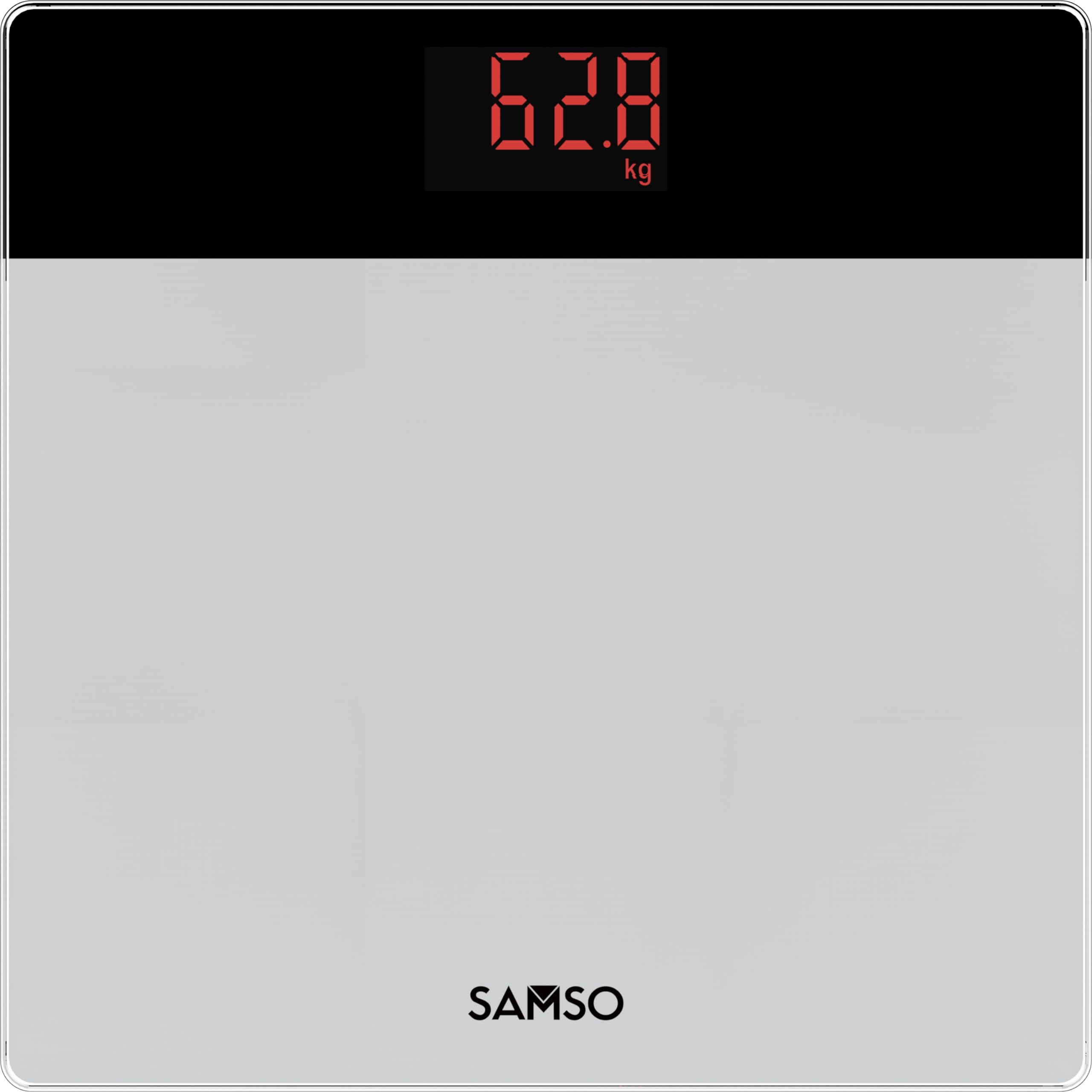 SAMSO Supreme Automatic Digital Weighing Scale with Bright Red LED Display, for Body Weight with 5 mm Thick Tempered Glass,Max Weight 180 Kg, Easy to Read for Seniors - 24 Months Warranty (B09VTBPGP7) Amazon Price History, Amazon Price Tracker