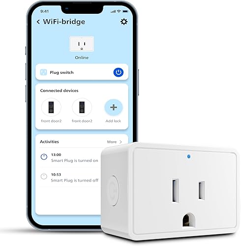 Miniatura 2 de Philips Puerta de enlace Wi-Fi, control remoto de entrada sin llave y administración Bluetooth cerradura de puerta, puente Wi-Fi compatible con
