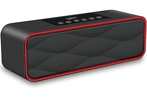 Portable Bluetooth Stereo Speaker with High-Fidelity Audio and Versatile Connectivity