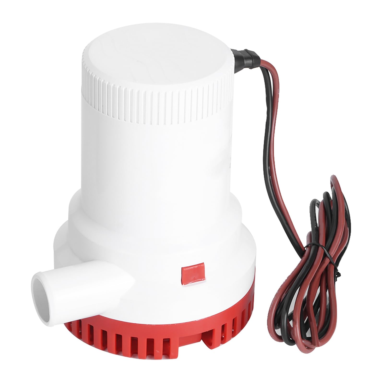 lyrlody Pompa di Sentina Elettrica, Pompa Acqua Sentina 2000 Gph 12V for | Corpo in ABS, Albero in Acciaio Inox, Pompa di Scarico Marina Sommersa