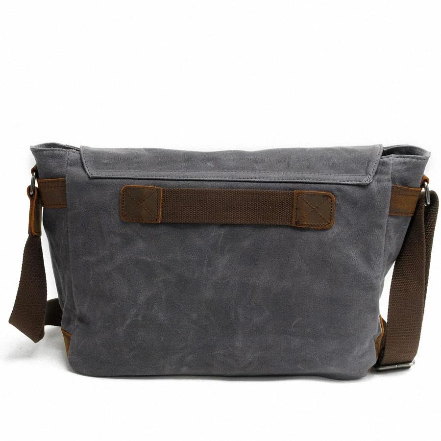 Crossbody Bags For Women Thick Wax Canvas Men Shoulder Bag Messenger Bag Crossbody Bag Vintage Male Leisure Sling Bag Casual3