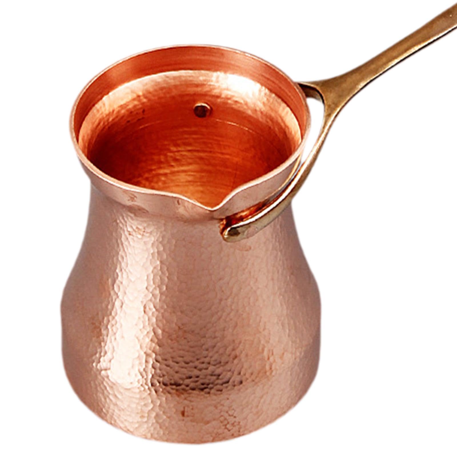 Turecki dzbanek do kawy, tradycyjny, ręcznie wykonany dzbanek do herbaty premium z metalowym uchwytem, wyposażenie, dzbanek do kawy, dzbanek do kawy, styl B, 400 ml