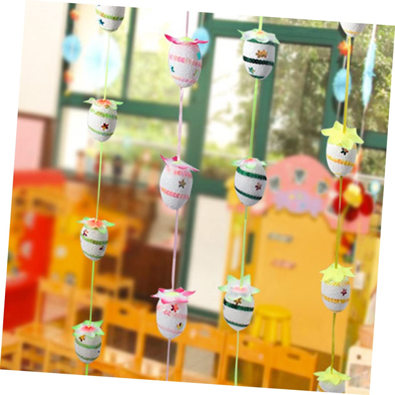 Amosfun 5 Set Forniture Pasquali Easter Egg Easter Decoration Decorazioni Per Albero Di Natale Illuminate Venni Uova Da Decorare Schiume Decorazioni A Base Di Uova Schiuma 3 Pezzi * 5