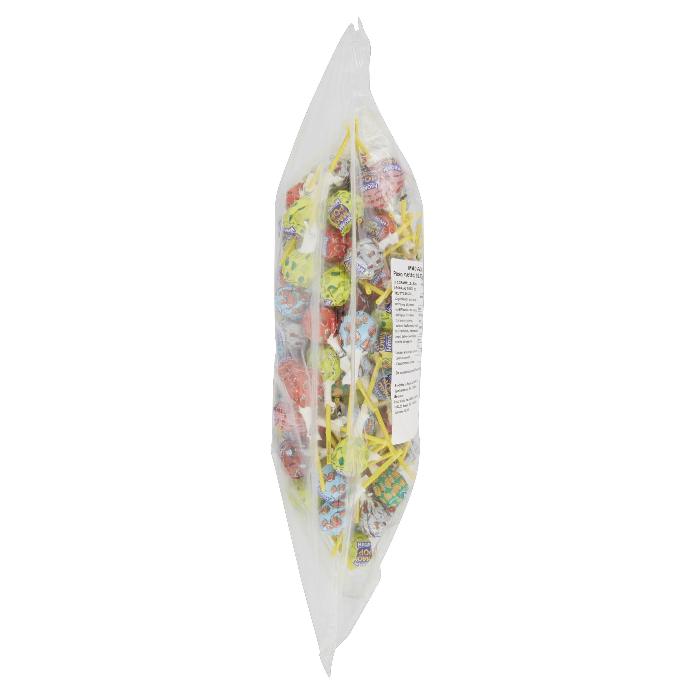 Haribo Maopop Best Mix Refill, Lecca Lecca Lollipop, Gusto Frutta E Cola, Ideali Per Feste E Dolci Momenti Di Relax - 150 Pezzi [1950 gr]