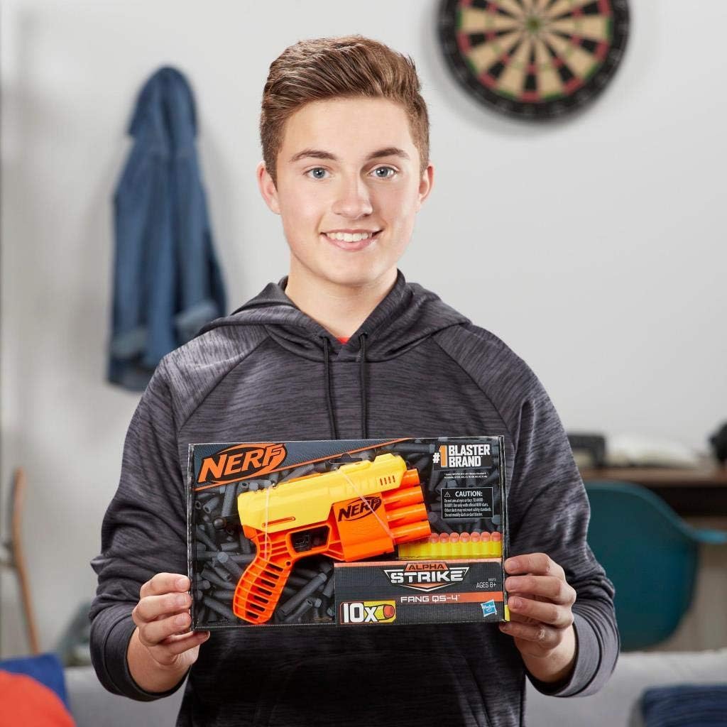 Nerf E6973 Alpha Strike Fang QS-4 Blaster