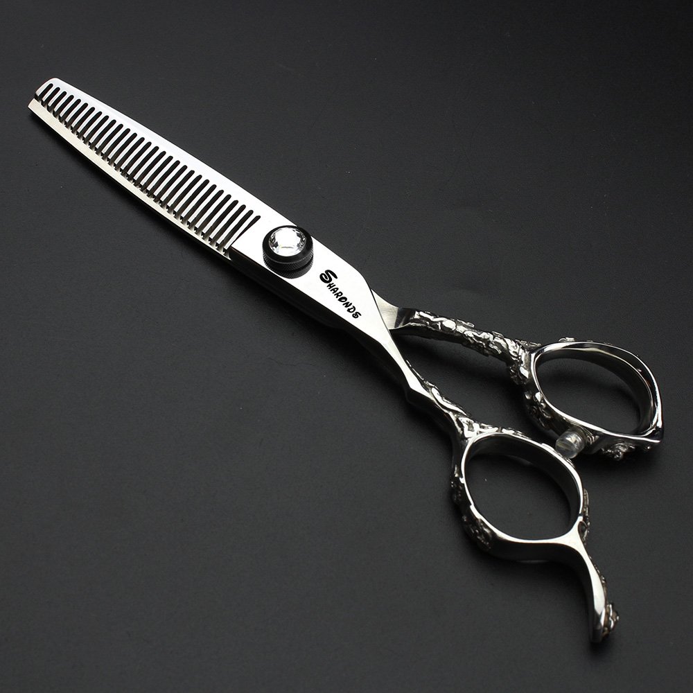 6 Zoll linke Hand Japan professionelle Haar Schere(6 Zoll, 2 Stück-D)