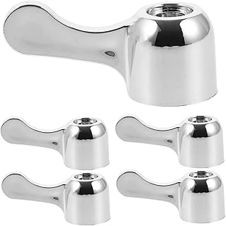 VILLCASE 5個セット 金属製 蛇口ハンドル キッチン・洗面所対応 耐久性 水栓レバー 交換用 簡単取付