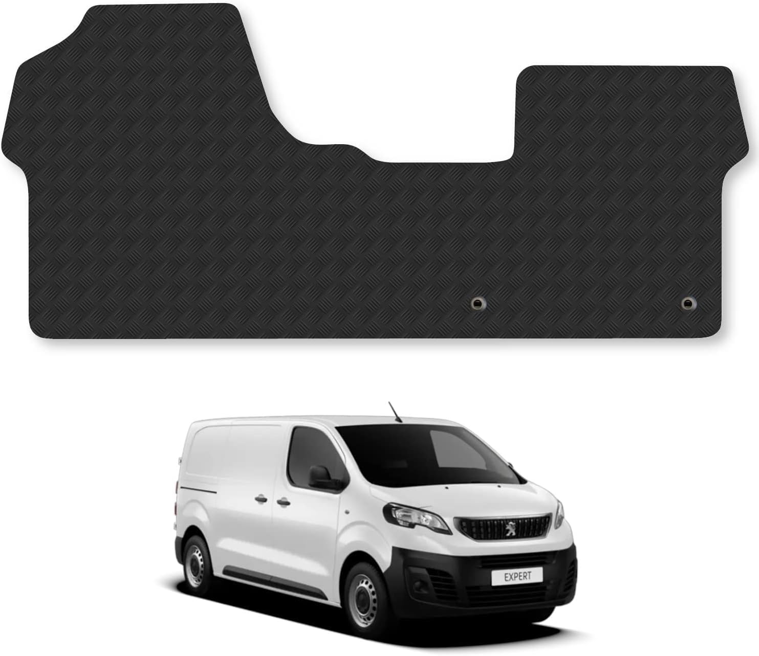 Floor Mats for Peugeot Expert (2016+) Rubber Tailored Fit Van Mat Set