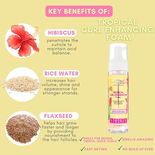 Miniatura 2 de Kurlee Belle Espuma para realzar rizos tropicales