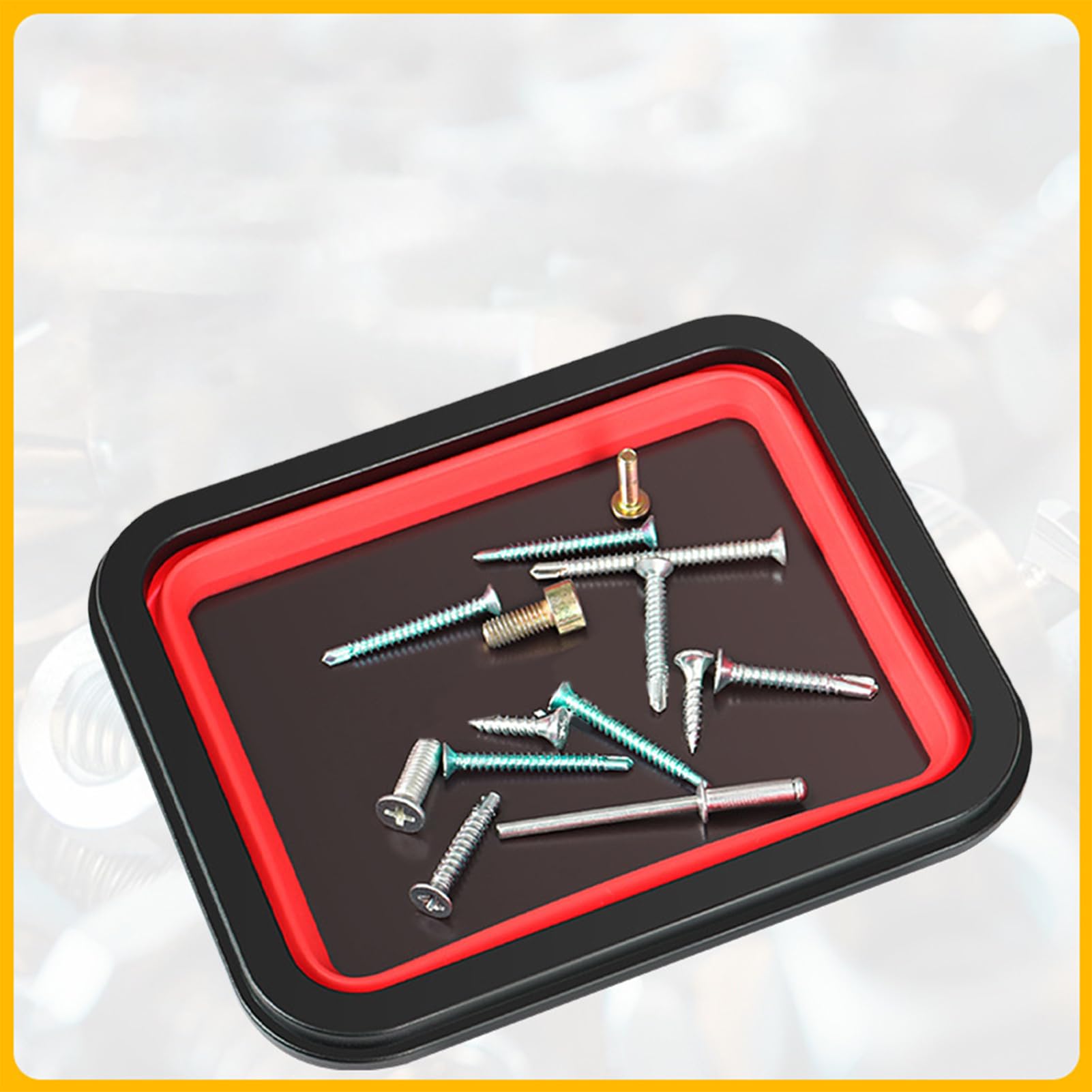 Portabulloni Calamitato Organizer In Silicone Con Magnete Per Smistare Viti | Set Da 3 Vassoi Magnetici Portapezzi Officina Attrezzi Riparazione Auto Manutenzione Assemblaggio Modelli