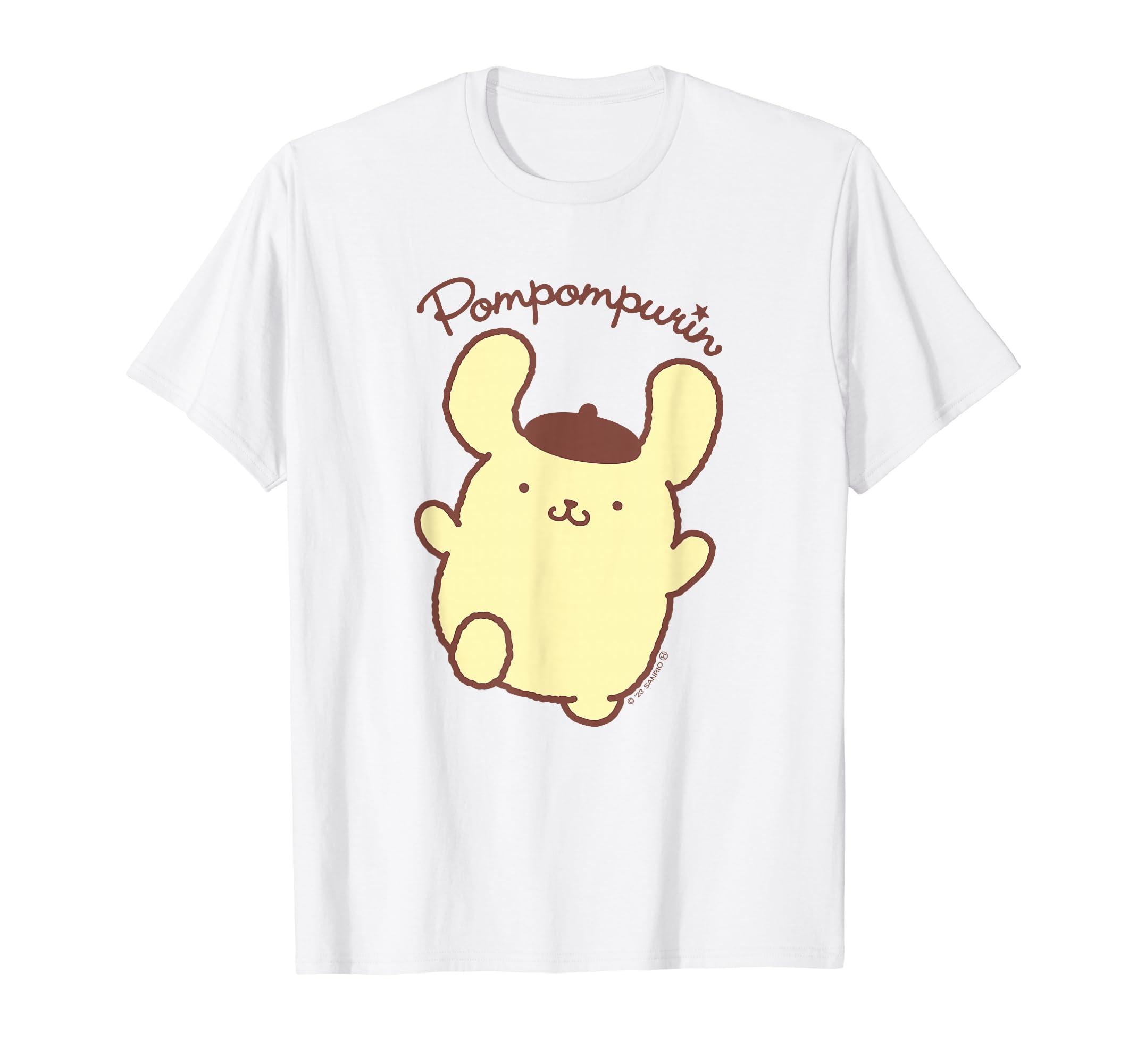 Amazon | ポムポムプリン ジャンプ ライトカラー Tシャツ | Tシャツ