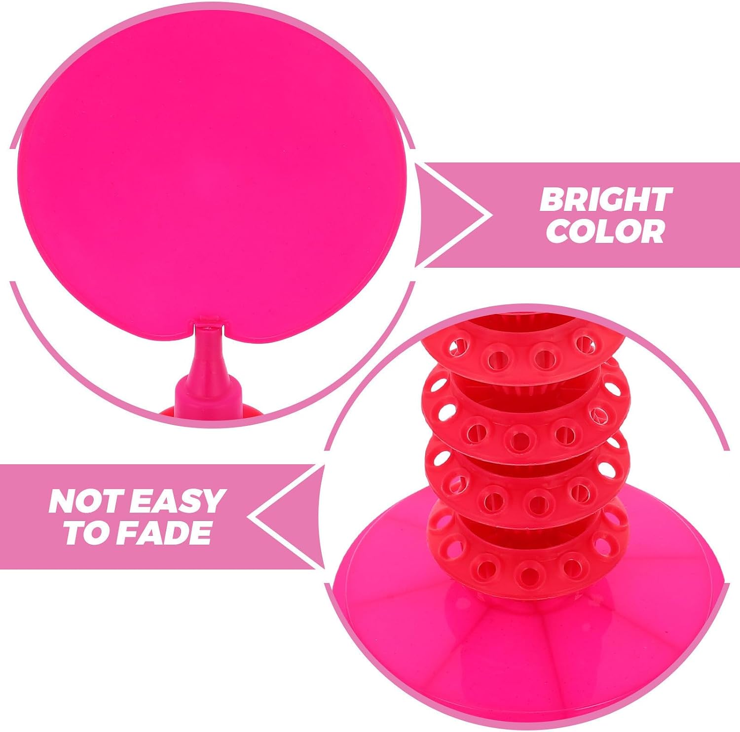 Adjustable Lollipop Stand for Desktop Display, Wear Resistant Plastic