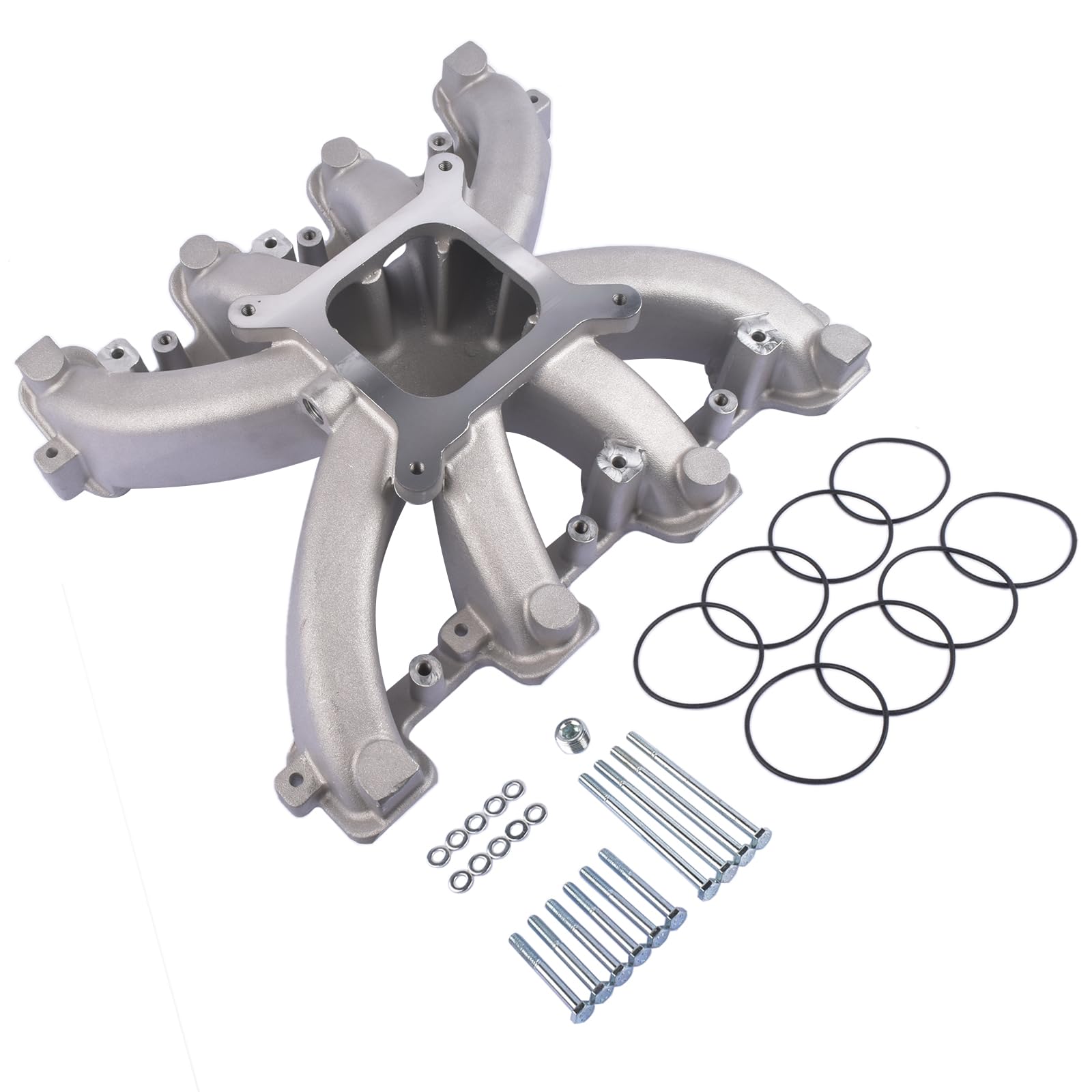 Amazon.com: Aluminum Single Plane Carb Intake Manifold For GM LS